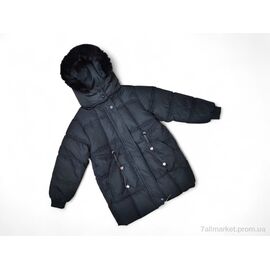 Куртка дитяча Зима K28 чорний єврозима (4 шт. р.сітка8-12) "Kids-modnik" недорого оптом від прямого постачальника