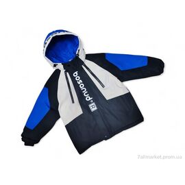 Куртка дитяча Зима K25 чорний з електриком єврозима (4 шт. р.сітка10-14) "Kids-modnik" недорого оптом від прямого постачальника