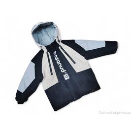 Куртка дитяча Зима K25 чорний з сірим єврозима (4 шт. р.сітка10-14) "Kids-modnik" недорого оптом від прямого постачальника