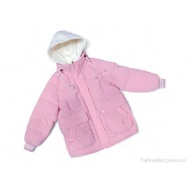 Куртка дитяча Зима 23-3 рожевий єврозима (4 шт. р.сітка8-14) "Kids-modnik" недорого оптом від прямого постачальника