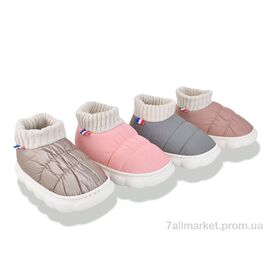 Тапки дитячі домашні Зима 01HJ mix (24 пар р.28-33) "SANLIN" недорого оптом від прямого постачальника