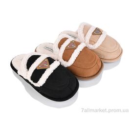 Тапки жіночі для будинку Зима MD10338 mix (12 пар р.36-41) "SANLIN 2" недорого оптом від прямого постачальника
