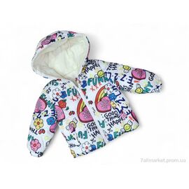 Куртка дитяча Зима 234 білий єврозима (3 шт. р.сітка1-3) "Kids-modnik" недорого оптом від прямого постачальника