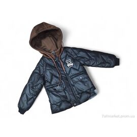 Куртка дитяча Зима 239 чорний єврозима (4 шт. р.сітка5-8) "Kids-modnik" недорого оптом від прямого постачальника