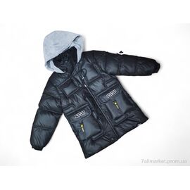 Куртка дитяча Зима 2314 чорний єврозима (3 шт. р.сітка11-13) "Kids-modnik" недорого оптом від прямого постачальника