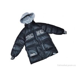 Куртка дитяча Зима 235 чорний єврозима (4 шт. р.сітка10-13) "Kids-modnik" недорого оптом від прямого постачальника