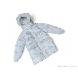 Куртка дитяча Зима 2316 білий єврозима (4 шт. р.сітка10-13) "Kids-modnik" недорого оптом від прямого постачальника