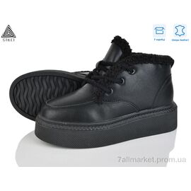 Фотография Ботинки женские стильные зима E190-1 шкіра піна (8 пар р.36-41) "STILLI Group" недорого оптом от прямого поставщика