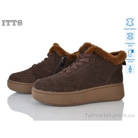 Черевики жіночі стильні Зима K703-3 (6 пар р.36-41) "ITTS" недорого оптом від прямого постачальника