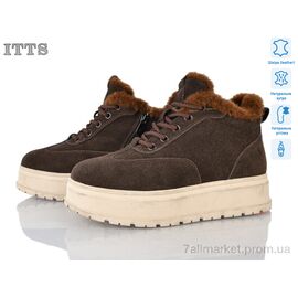 Черевики жіночі стильні Зима H5053-3 (6 пар р.36-41) "ITTS" недорого оптом від прямого постачальника