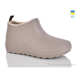 Калоші жіночі Зима D40ТР бежевий (6 пар р.37-41) "Inblue" недорого оптом від прямого постачальника