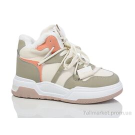 Кросівки жіночі модні Зима M23 beige (8 пар р.36-41) "Xifa" недорого оптом від прямого постачальника