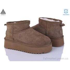 Фотография Угги женские утепленные зима UG250-4 шкіра піна (6 пар р.36-41) "STILLI Group" недорого оптом от прямого поставщика