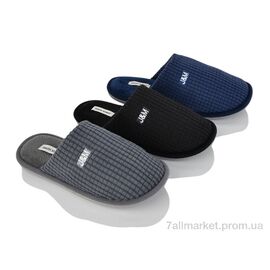 Тапки чоловічі домашні Весна/осінь MU10245 mix (12 пар р.41-46) "Soylu" недорого оптом від прямого постачальника