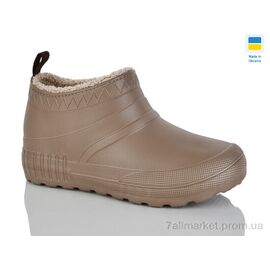 Фотография Галоши женские зима Гіпаніс Ж 40 т.бежевий (6 пар р.37-41) "Progress" недорого оптом от прямого поставщика