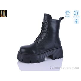 Фотография Ботинки женские стильные зима Gold103-2 (8 пар р.36-41) "Lilin" недорого оптом от прямого поставщика