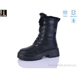 Фотография Ботинки женские стильные зима Gold80-1 (8 пар р.36-40) "Lilin" недорого оптом от прямого поставщика