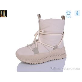 Дутики жіночі утеплені Зима L-X902-7 (8 пар р.36-41) "Lilin" недорого оптом від прямого постачальника