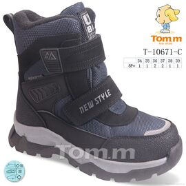 Черевики дитячі зручні Зима T-10671-C (8 пар р.34-39) "Ok Shoes" недорого оптом від прямого постачальника