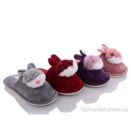 Тапки жіночі для будинку Весна/осінь BT29 mix (12 пар р.36-41) "Elmob" недорого оптом від прямого постачальника