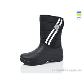 Чоботи з піни жіночі Зима P5 чорний (8 пар р.36-40) "Lot Shoes" недорого оптом від прямого постачальника