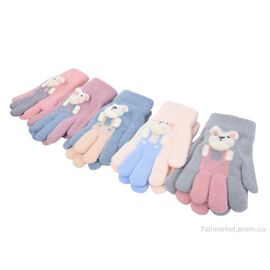 Рукавички для дітей Зима N8-15 mix (12 шт. р.сітка4-6) "TUZZI" недорого оптом від прямого постачальника