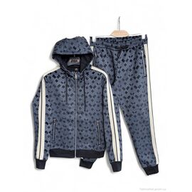 Фотография Спортивный костюм мужской Зима A128 grey (5 шт. р.сетка M-3XL) "Audsa" недорого оптом от прямого поставщика