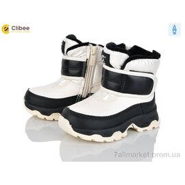 Черевики дитячі зручні Зима HA567 beige (6 пар р.21-26) "Clibee" недорого оптом від прямого постачальника