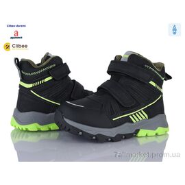 Черевики дитячі зручні Зима I6206L black-green (8 пар р.27-32) "Clibee-Doremi" недорого оптом від прямого постачальника