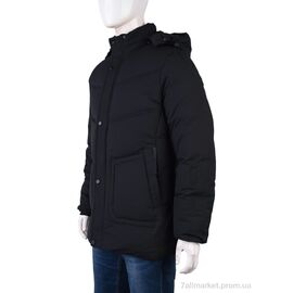 Куртка чоловіча Зима A2022-21 (12029) black (5 шт. р.сіткаXL-5XL) "Obuvok" недорого оптом від прямого постачальника