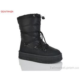 Дутики жіночі утеплені Зима AB023-1 (8 пар р.36-41) "QQ&Панда" недорого оптом від прямого постачальника