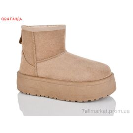 Уггі жіночі утеплені Зима AB030-4 (8 пар р.36-41) "QQ&Панда" недорого оптом від прямого постачальника