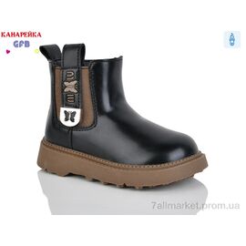 Фотография Ботинки детские удобные Весна/осень T152-3 (8 пар р.22-27) "GFB-Канарейка" недорого оптом от прямого поставщика