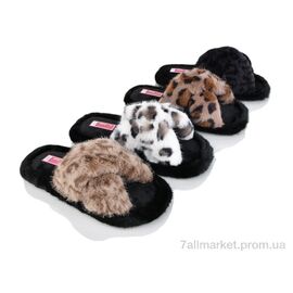Фотография Тапки женские для дома зима A8142 mix (12 пар р.36-41) "SANLIN 2" недорого оптом от прямого поставщика