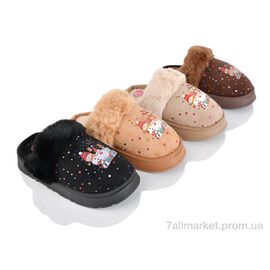 Тапки дитячі домашні Весна/осінь A8183 mix (12 пар р.30-35) "SANLIN 2" недорого оптом від прямого постачальника