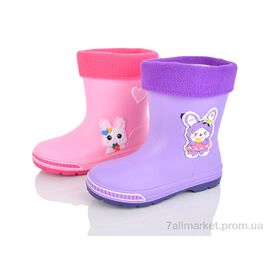 Фотография Резиновая обувь детская Весна/осень 3016A mix (6 пар р.31-36) "SANLIN 2" недорого оптом от прямого поставщика