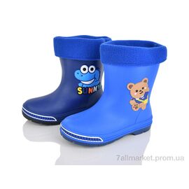 Фотография Резиновая обувь детская Весна/осень 3016B mix (6 пар р.31-36) "SANLIN 2" недорого оптом от прямого поставщика