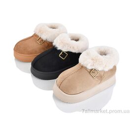 Тапки жіночі для будинку Зима A8196 mix (12 пар р.36-41) "M&L  Alex13" недорого оптом від прямого постачальника