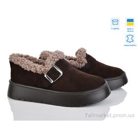 Фотография Туфли женские стильные зима EVA34 кор.з. (6 пар р.36-41) "Stella" недорого оптом от прямого поставщика