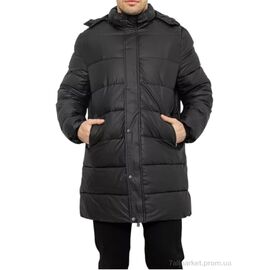 Куртка чоловіча Зима 7615 чорний (5 шт. р.сіткаL-4XL) "Massmag" недорого оптом від прямого постачальника