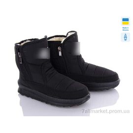 Фотография Ботинки женские стильные зима KZ611 N чорний 2025 (8 пар р.37-41) "DeMur" недорого оптом от прямого поставщика