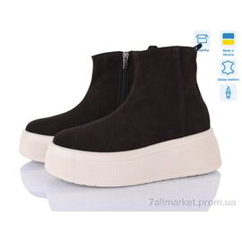 Фотография Ботинки женские стильные зима 07074-272 (6 пар р.36-40) "A.N.I.One" недорого оптом от прямого поставщика