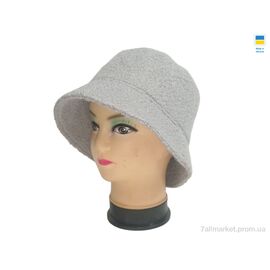Фотография Панама женская Зима 0571 св.сірий (4 шт. р.сетка 56-60) "Mabi" недорого оптом от прямого поставщика