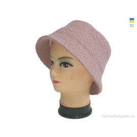 Панама жіноча Зима 0575 рожевий (4 шт. р.сітка56-60) "Mabi" недорого оптом від прямого постачальника