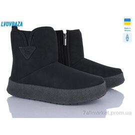 Черевики жіночі стильні Зима Comfort 4 чорний (8 пар р.37-42) "Lvovbaza" недорого оптом від прямого постачальника