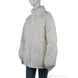 Куртка жіноча Весна/осінь B521 (12039) milky (5 шт. р.сіткаS-2XL) "Obuvok" недорого оптом від прямого постачальника