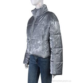 Куртка жіноча Весна/осінь 17571 (12032) silver (4 шт. р.сітка42-48) "Obuvok" недорого оптом від прямого постачальника