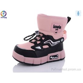 Черевики дитячі зручні Зима 3316B-11 (8 пар р.27-32) "Леопард" недорого оптом від прямого постачальника