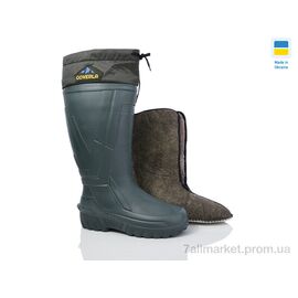 Чоловічі черевики Зима N801 говерла зелений (6 пар р.41-46) "Lot Shoes" недорого оптом від прямого постачальника