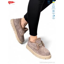 Фотография Тапки женские для дома зима 181 кофе з. хутро (8 пар р.37-41) "ARTO" недорого оптом от прямого поставщика